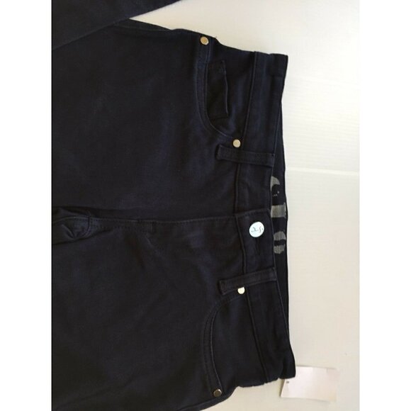 SL8 Denim Dark Blue Skinny Sequin Pants - Picture 7 of 12